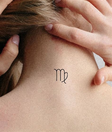 Virgo Zodiac Sign Tattoo