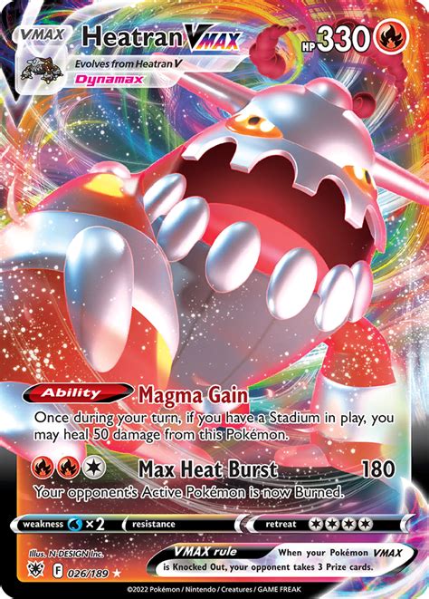 Heatran VMAX Astral Radiance Pokemon Card | Pikawiz