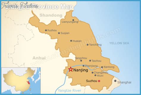 Yangzhou Map - TravelsFinders.Com