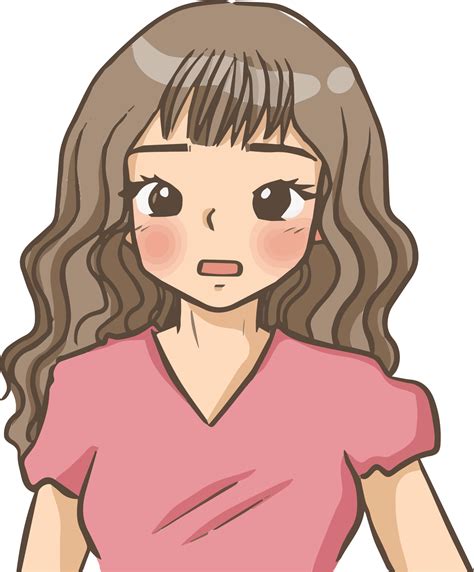 girl cartoon cute kawaii anime illustration clip art character chibi drawing manga 12681674 PNG