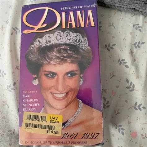 DIANA, PRINCESS OF Wales/1961-1997/The Peoples Princess (VHS) Sealed $5.00 - PicClick