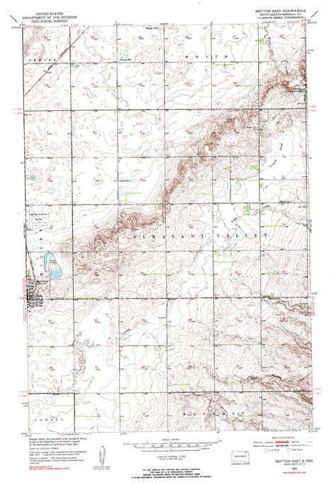 Britton East, SD Topographic Map - TopoQuest