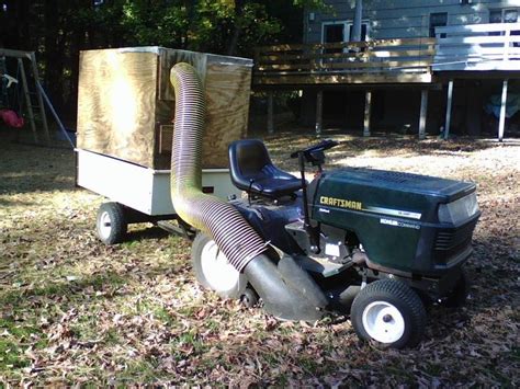 Leaf Catcher 2000 | Lawn mower, Riding lawn mower attachments, Lawn vacuum