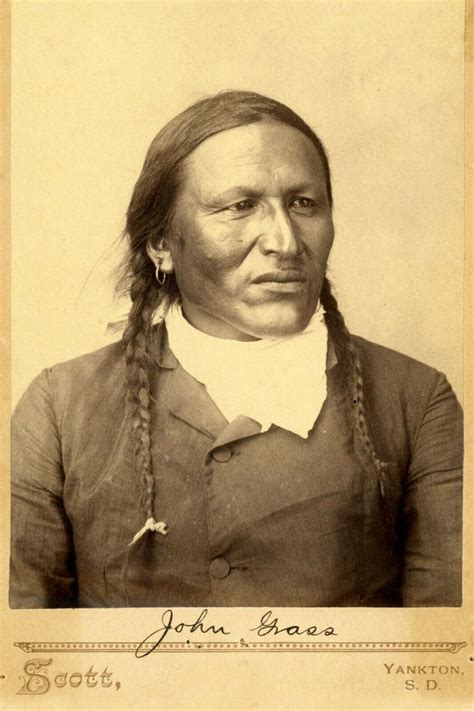 Sihasapa Lakota Chief John Grass-AKA Jumping Bear-Chief of all the ...