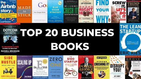 👔👔👔 Top 20 Business Books 👔👔👔 - YouTube