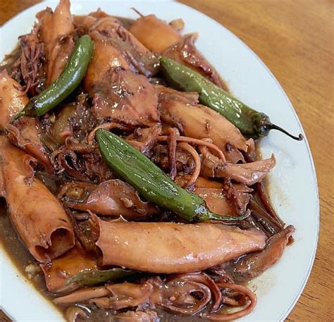 ADOBONG PUSIT SA GATA RECIPE - ATBP