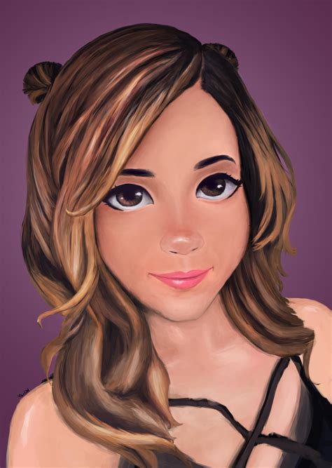 Pokimane Cute Art