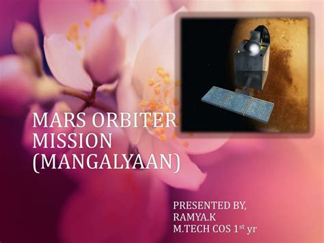 PPT - MARS ORBITER MISSION (MANGALYAAN) PowerPoint Presentation, free download - ID:2679864