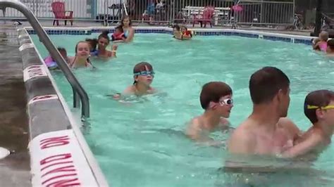 Youth Summer Camp Activity - Swimming Pool - YouTube