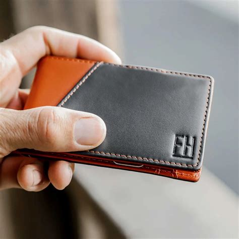 Slim RFID Money Clip Wallet in Top Grain Leather | Money clip wallet ...