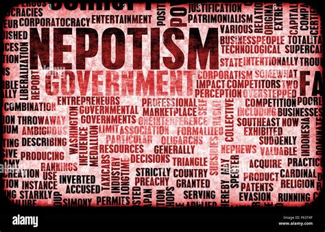 Nepotism in business government concept hi-res stock photography and images - Alamy