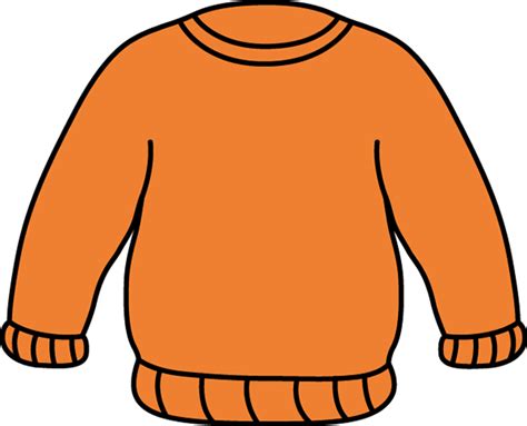 Orange Sweater | clipart 9 | Orange sweaters, Purple sweater, Sweaters