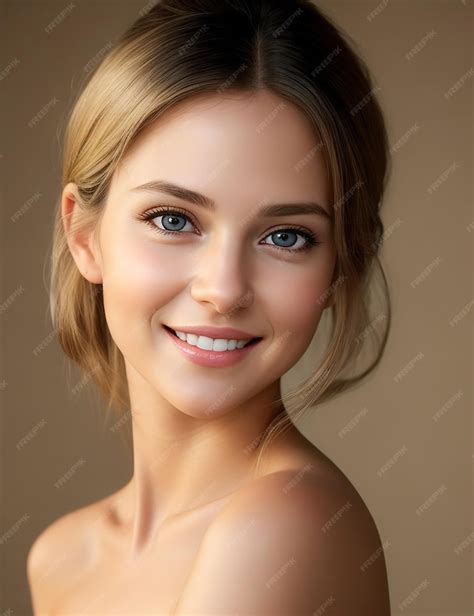 Premium AI Image | A cute hot beauty female model face Photo Ai Generated
