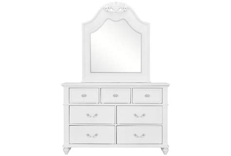 Alana White Dresser & Mirror