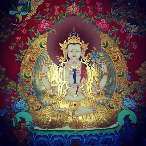 Chenrezi 🙏 May all the beings be free from suffering Om Mani Peme Hung Hri #Chenrezi #dharma # ...