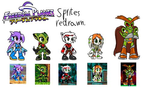 Freedom planet - Sprites Redrawn by JamoART on DeviantArt