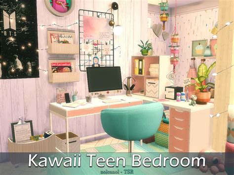 Kawaii Teen Bedroom / TSR CC Only - The Sims 4 Catalog