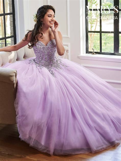 MQ2031 Marys Quinceanera in 2021 | Purple quinceanera dresses, Sweet 15 dresses, Lavender ...