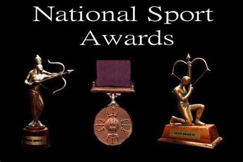 Major national sports awards in India by the Indian government