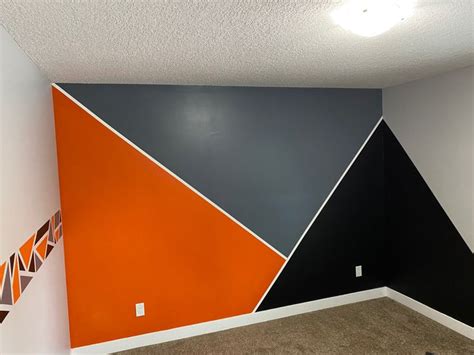 Geometrical Boys Room | Room wall colors, Bedroom wall paint, Room ...