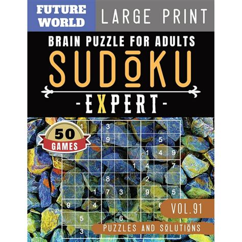 Sudoku Puzzles Book Large Print: Sudoku Expert : brain games for adults - Full Page SUDOKU Maths ...