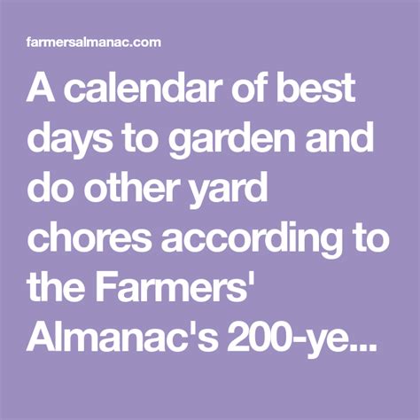 Planting by the Moon - Farmers' Almanac | Farmer’s almanac, Planting calendar, Farmers almanac