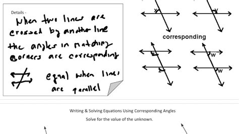 Corresponding Angles - YouTube