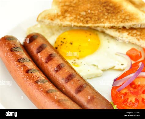 grilled polish sausages Stock Photo - Alamy