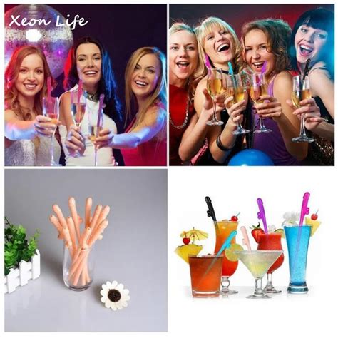 30Pcs Hen Party Bar Willy Straws Party Phallus Girls Night Out Accessories Straws Party Phallus ...