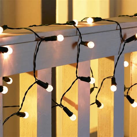 Holiday Time Clear LED String Lights Holiday Lightings, 0.39" (50 Count ...