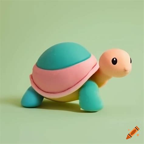Pastel turtle toy on Craiyon