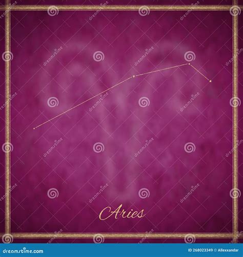 Aries Zodiac Sign, Aries Symbol Stock Image - Image of horoscope, design: 268023349