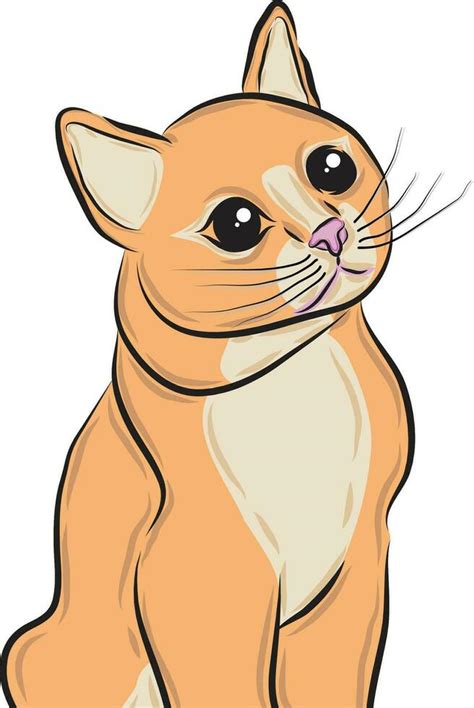 Cute orange cat pet vector picture 27514952 Vector Art at Vecteezy