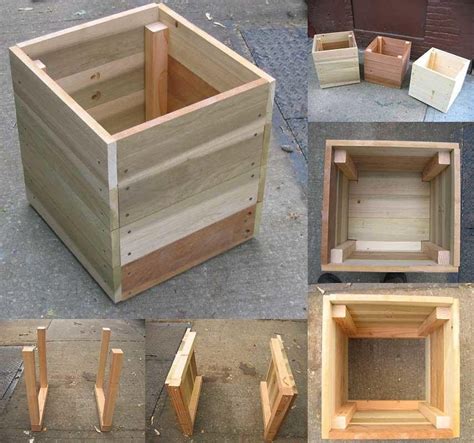 How To Build Wooden Planters - Image to u