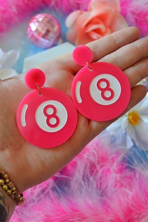 Acrylic Pink 8 Ball Billiards Pool Ball Magic 8 Mystical Lucky - Etsy