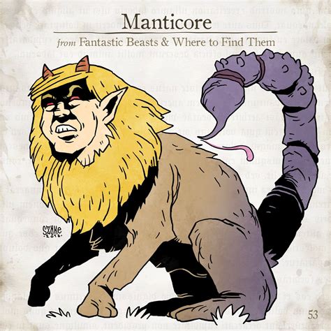 Manticore by SzokeKissMarton | Fantastic beasts creatures, Manticore ...