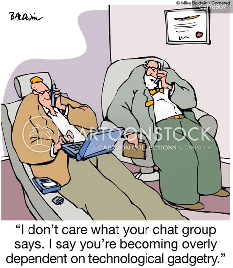 Chat Groups Cartoons and Comics - funny pictures from CartoonStock