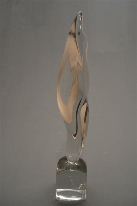 Daum 1956 Crystal French Sculpture For Sale at 1stDibs