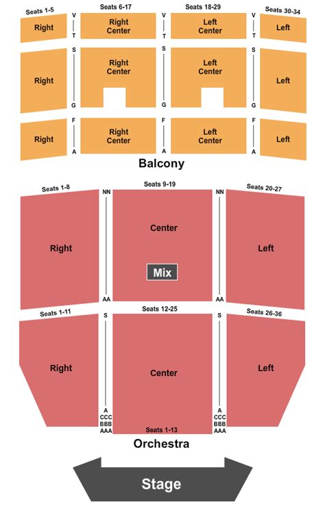 Seating Chart | Uptown Theater | Kansas City, Missouri