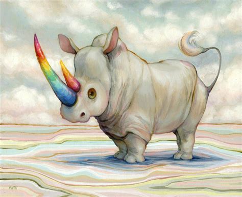 Albino Rhino by camilladerrico on DeviantArt