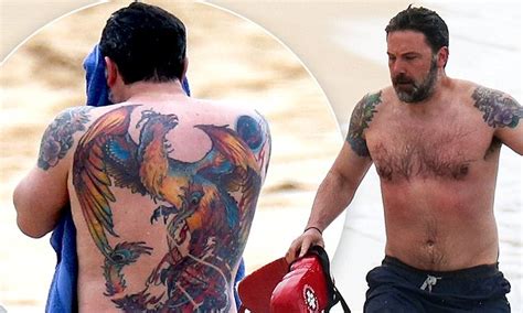 Ben Affleck sports back tattoo working on Triple Frontier in Hawaii | Daily Mail Online