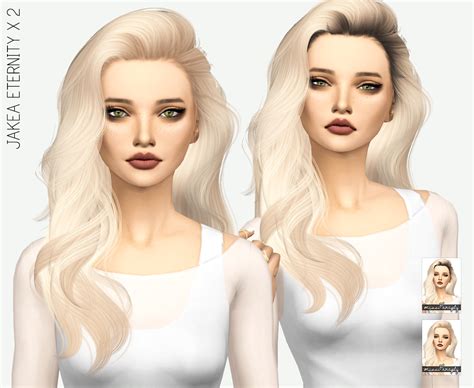 Sims 4 Hairs ~ Miss Paraply: Jakea Eternity Hair Retextured 7E2