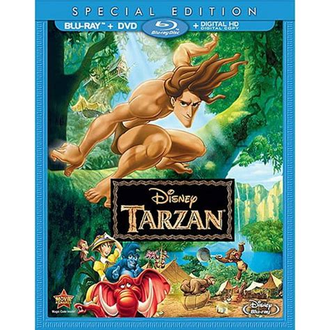 Tarzan (Special Edition) (Blu-ray + DVD + Digital HD) - Walmart.com ...