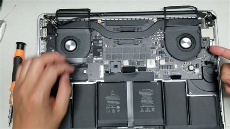 15" 15 Inch Retina MacBook Pro A1398 Mid 2015 Complete Disassembly (Almost) SSD Upgrade - YouTube
