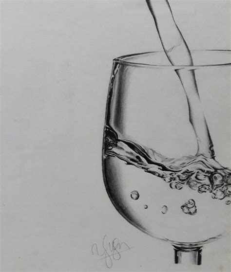 Wine drawing. Pencil | Wine drawing, Wine glass, Wine