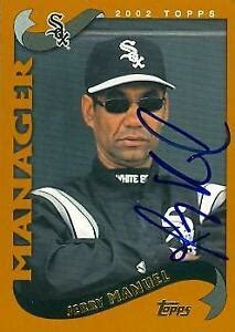 Jerry Manuel autographed baseball card (Chicago White Sox) 2002 Topps #278 | eBay