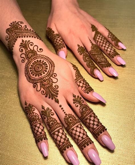 New And Beautiful Mehndi Designs For Girls | Finger henna designs, Henna, Henna designs