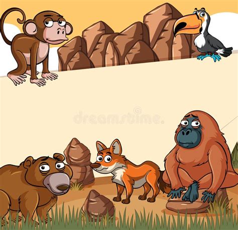 Animals - word stock illustration. Illustration of texture - 28811492