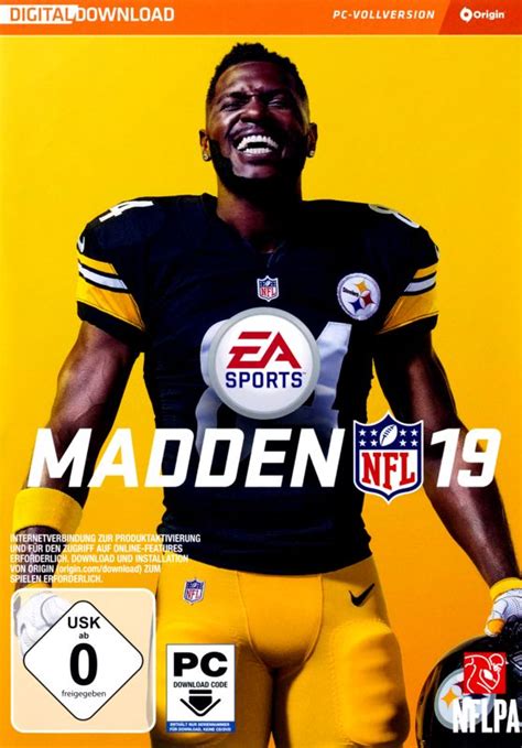 Madden NFL 19 (2018) box cover art - MobyGames