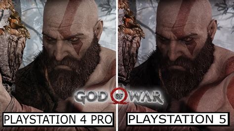 God Of War PS4 Pro VS PS5 Graphics Comparison Gameplay/First 10 minutes/30 FPS VS 60 FPS - YouTube